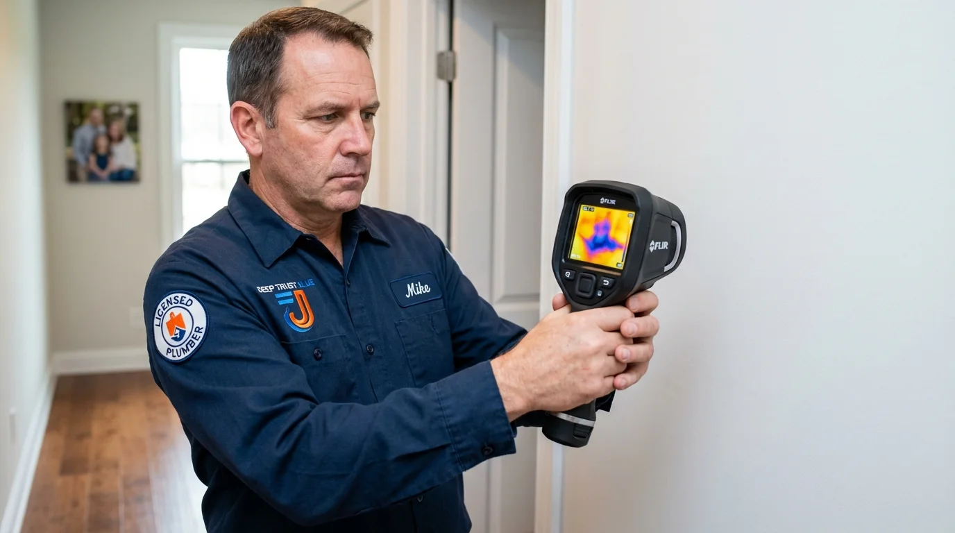 Thermal imaging leak detection by Johns Plumbing LLC in Nowata